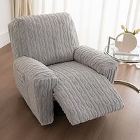 Fleece Recliner Sofa Cover for Dogs and Pets, Stretch Couch Covers for Armrest, Backrest and Sofa Seat, Sofa Slipcover with Elastic Loop, Washable Furniture Protector Lightinthebox - thumbnail