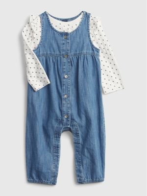 Baby Denim One-Piece Set Baby Denim One-Piece Set