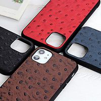 Phone Case For Apple Back Cover iPhone 12 Pro Max 11 SE 2020 X XR XS Max Shockproof Dustproof Solid Colored Genuine Leather miniinthebox - thumbnail