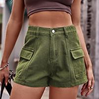 Women's Shorts Denim Plain Black White Casual Daily Short Going out Weekend Summer Lightinthebox