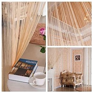 Beaded Curtains Wall String Curtains Kitchen Door Curtain Panel, Room Divider for Porch Livingroom Office Bedroom Patio miniinthebox