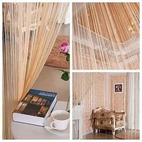Beaded Curtains Wall String Curtains Kitchen Door Curtain Panel, Room Divider for Porch Livingroom Office Bedroom Patio miniinthebox - thumbnail
