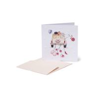 Legami Greeting Card - Small - Wedding - Car (7 x 7 cm)