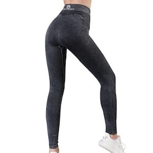 Activewear Pants Printing Solid Women's Training Running Natural Polyester Lightinthebox