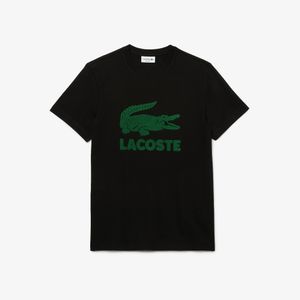 Men's Printed Lacoste Logo Cotton T-shirt