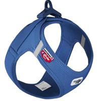 Curli Vest Harness With Curli Clasp Air Mesh For Dogs - Blue-XL