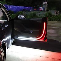 Car Door Warning Lamp Auto Door 2pcs LED Strip Light Universal Door Open Lights Strobe Safety Ambient Lamps 120cm Fexible Strips 12V Lightinthebox - thumbnail