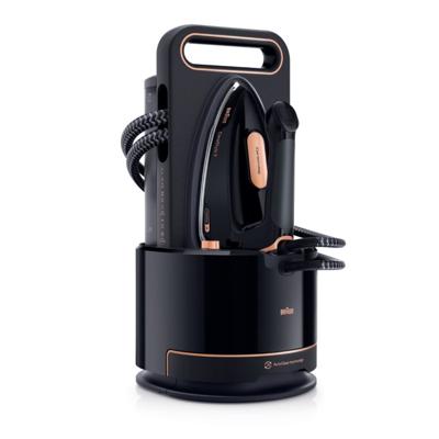 Braun CareStyle 9 Steam Generator Iron, 2700 W, Auto Clean & Auto Steam Technology, The Worlds First FreeGlide 3D & iMode OLED Technology, Black - IS 9090