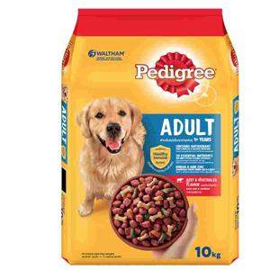 Pedigree Beef & Vegetables, Dry Dog Food Adult, 10Kg