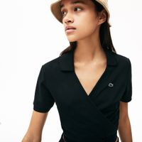 Women's Lacoste LIVE Slim Fit Cache-Cœur Stretch Piqué Polo Shirt - thumbnail