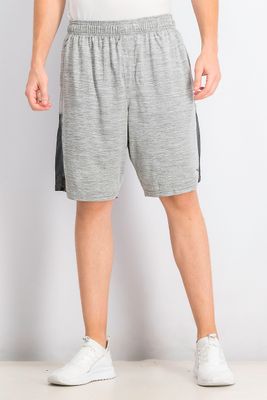 Mens Space-Dye Knit Shorts Frost Grey Heather Mens Space-Dye Knit Shorts Frost Grey Heather