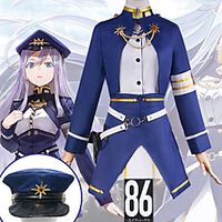 Inspired by 86 Eighty Six Vladilena Milizé Anime Cosplay Costumes Japanese Cosplay Suits Coat Blouse Shoes For Women's / Hat / Waist Belt miniinthebox - thumbnail