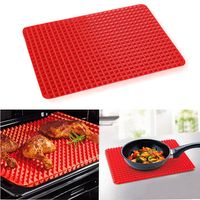 Non-Stick Microwave Silicone Baking Mat Pyramid Cooking Pan Oven Baking Tray