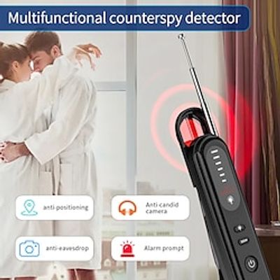 Hidden Camera Detector Anti-Spy Car GPS Tracker Listening Device Bug RF Wireless All Signal Scanner Gadget Security Protection miniinthebox Hidden Camera Detector Anti-Spy Car GPS Tracker Listening Device Bug RF Wireless All Signal Scanner Gadget Security Protection miniinthebox