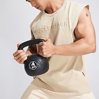 Men's Tank Top Vest Top Undershirt Sleeveless Shirt Letter Crew Neck Outdoor Going out Sleeveless Clothing Apparel Fashion Designer Muscle miniinthebox Men's Tank Top Vest Top Undershirt Sleeveless Shirt Letter Crew Neck Outdoor Going out Sleeveless Clothing Apparel Fashion Designer Muscle miniinthebox