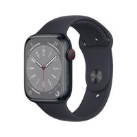 Apple Watch Series 8 GPS + Cellular 45mm Midnight Aluminum Case with Midnight Sport Band