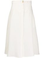 Le Kasha Gizeh high waisted skirt - White