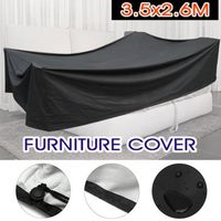 350x260x90cm Rectangular 600D Polyester Waterproof 10 Seater Furniture Cover Outdoor Table Cloth