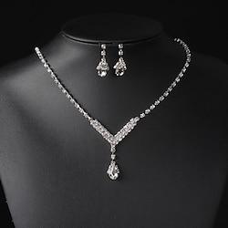 Bridal Jewelry Sets For Women's Wedding Party Evening Gift Alloy Fancy Lightinthebox