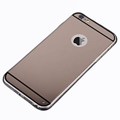 Phone Case For Apple Back Cover iPhone 6s Plus iPhone 6s iPhone 6 Plus iPhone 6 iPhone SE / 5s iPhone 5 iPhone 4s / 4 Plating Mirror Solid Colored Hard Acrylic miniinthebox