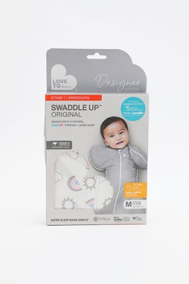 Baby Boys Swaddle Up  White/Gray