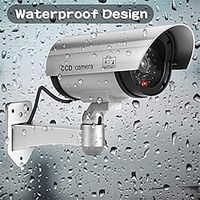 Fitnate Fake Camera Dummy Camera CCTV Surveillance System With LED Red Flashing Light With 1 Safety Warning Stickers Fake Security Camera For Outdoor  Indoor Use miniinthebox - thumbnail