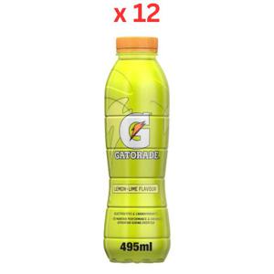 Gatorade Sports Drink Lemon Lime 495 ml x 12 Carton