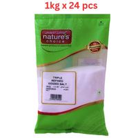 Natures Choice Iodized Salt, 1kg Pack Of 24 (UAE Delivery Only)