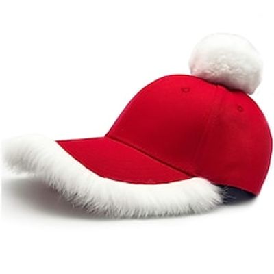 Santa Hat Christmas Costume Baseball Cap Hat Xmas Accessories For Kids Adults Adjustable Christmas Eve Party miniinthebox