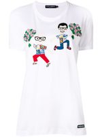 Dolce & Gabbana embroidered T-shirt - White - thumbnail