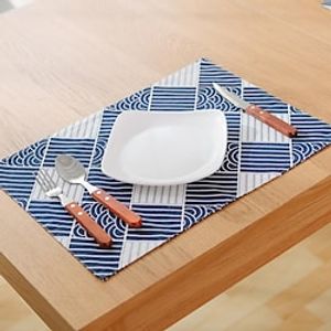 Dining Table Placemats Set of 4 Heat Resistant Non-Slip Dining Table Place Mats for Holiday Banque Kitchen Table Decor miniinthebox