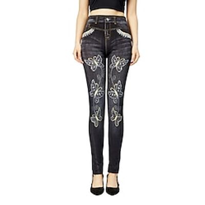 Women's Slim Tights Leggings Ankle-Length High Elasticity Trousers Leggings Tights Daily Wear Vacation Black Blue S M Autumn Fall Spring Summer Lightinthebox Women's Slim Tights Leggings Ankle-Length High Elasticity Trousers Leggings Tights Daily Wear Vacation Black Blue S M Autumn Fall Spring Summer Lightinthebox