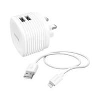 Hama 73210586 17W Lightning UK Plug Charging Kit, White