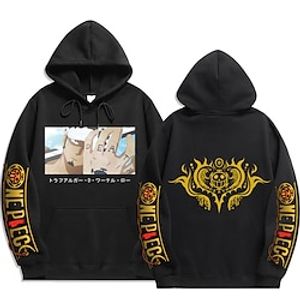 Inspired by One Piece Film: Red Trafalgar D. Water Law Hoodie Cartoon Manga Anime Front Pocket Graphic Hoodie For Men's Women's Unisex Adults' Hot Stamping 100% Polyester Casual Daily Lightinthebox