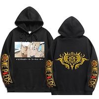 Inspired by One Piece Film: Red Trafalgar D. Water Law Hoodie Cartoon Manga Anime Front Pocket Graphic Hoodie For Men's Women's Unisex Adults' Hot Stamping 100% Polyester Casual Daily Lightinthebox - thumbnail