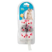 Petmate Fat Fur Catnip Mice Small 6Pc Cat