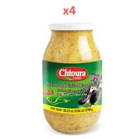 Chtoura Foods Peeled & Grilled Eggplant 2.7Kg Pack of 4