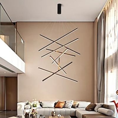 LED Pendant Light Dimmable 357Head Modern Kitchen Island Light Fixture,Adjustable Pendant Lighting for Kitchen Island,Black Led Chandelier for Dining Room,Bedroom 110-240V Lightinthebox