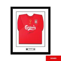 Bootroom Collection Authentic Signed Gerrard Signed '05 Champions Leauge Final Shirt (Framed) - thumbnail