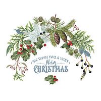 Christmas Floral Plants Wall Stickers Bedroom Living Room Removable Pre-pasted PVC Home Decoration Wall Decal 1pc miniinthebox Christmas Floral Plants Wall Stickers Bedroom Living Room Removable Pre-pasted PVC Home Decoration Wall Decal 1pc miniinthebox