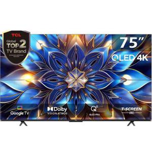 TCL 75 Inch 4K QLED Pro Smart Google TV - 75T7B (2024 Model)