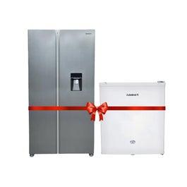 Admiral Side By Side Refrigerator Gross 700L & 55L Single Door Refrigerator Combo (ADF660SSDH12CPI+ADSD55MWP)