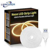 2m 6.56ft LED Neon Strip Lights USB Flexible with IP65 Waterproof Warm White Pink Yellow Green Red Color Temperature Indoor and Outdoor Christmas Wedding Decoration miniinthebox 2m 6.56ft LED Neon Strip Lights USB Flexible with IP65 Waterproof Warm White Pink Yellow Green Red Color Temperature Indoor and Outdoor Christmas Wedding Decoration miniinthebox