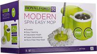 Royalford Modern Spin Wasy Mop Bucket with Steel Drum, Multi-Colour - RF7709