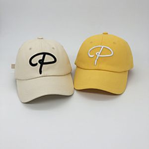 1pcs Kids / Toddler Unisex Active Birthday / Casual / Daily Wear Letter Stylish Cotton Hats  Caps Yellow / Gray / Beige S miniinthebox