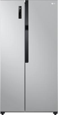 LG 509 Liter Side-by-Side Refrigerator| Inverter Compressor| Silver|335L Fridge| 174L Freezer| Multi Air Flow| Tempered Glass Shelves |LED Display|...