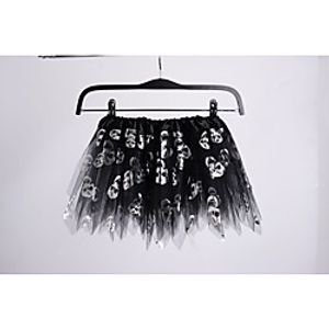 Women's Performance Homecoming Active Casual Mini Skirts Graphic Layered Tulle Pleated Purple Yellow Orange Lightinthebox