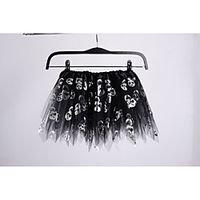 Women's Performance Homecoming Active Casual Mini Skirts Graphic Layered Tulle Pleated Purple Yellow Orange Lightinthebox - thumbnail
