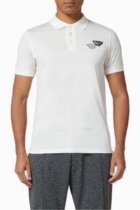 EA Eagle & Emoji Patch Polo T-Shirt