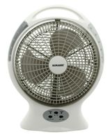 Sonashi 12" Rechargeable Oscillating Table Fan (SRF-412) Sonashi 12" Rechargeable Oscillating Table Fan (SRF-412)